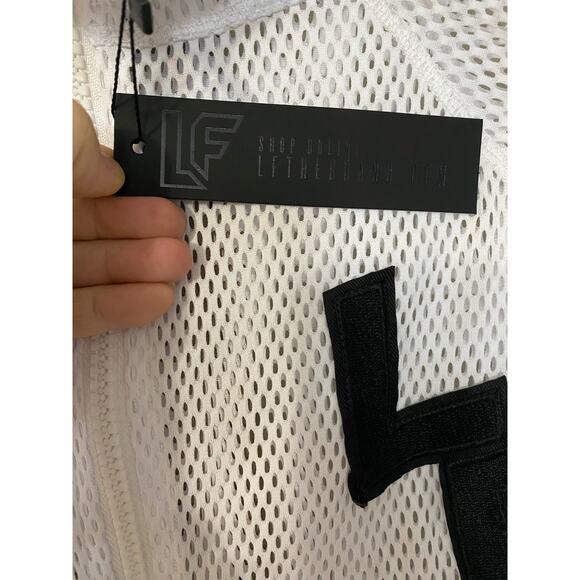 NWT LF the brand mesh zip front track jacket women’s small - Picture 6 of 7